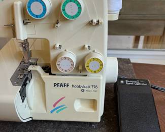 M89 - $150. Pfaff Hobbylock 776 Serger. Has power cord and pedal. 