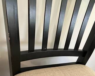 M88 - $160. Set of 4 Counter Height Stools. Measures 19" wide x 25" floor to seat x 42.5" to seat back.  They do "swivel" but its more just to get off not to swing back and forth. 