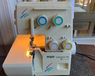 M89 - $150. Pfaff Hobbylock 776 Serger. Has power cord and pedal. 