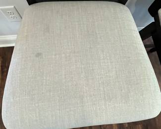 M88 - $160. Set of 4 Counter Height Stools. Measures 19" wide x 25" floor to seat x 42.5" to seat back.  They do "swivel" but its more just to get off not to swing back and forth. 