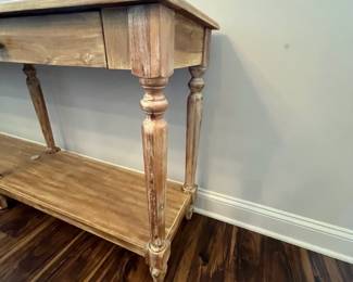 M24 - $145. Console / Sofa Table. Measures 71" long x 16" deep x 32" tall. 2 drawer slide easily. Sturdy and looks very nice!