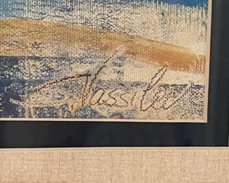 M44 - $40. Sailboat I from Paragon Picture Company. Framed it measures 25.5" square. 