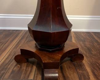 M55 - $30. Wooden Plant Stand / Fern Stand. Measures 12" across x 30" tall. 