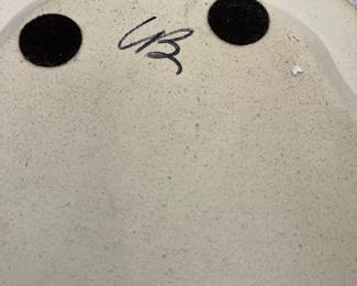 M132 - $25. Pottery Crab Platter. 