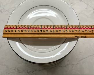 M93 - $150. "Classic Platinum" China.  Service for 16 of most pieces. Some minor wear on the trim. 