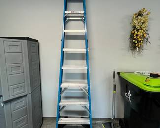 M134 - $50. Werner 8' FS108 Ladder. 250#. 