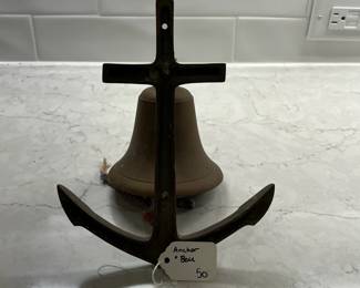 M27 - $50. Brass Anchor Bell. 