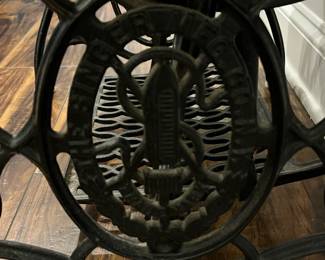 M138 - $75. Treadle Sewing Machine Base. No machine. 