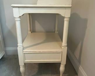 M37 - $140. PAIR of Universal Furniture Nightstands. Measures 24" wide x 18" deep x 30.5" tall. 