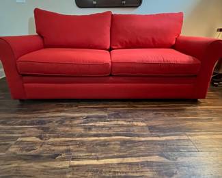 M10 - $800. Craftmaster SLEEPER Sofa. Measures 84" long x 37" deep x 36" tall. Upholstery is in very good / gently used condition. Sleeper mattress would benefit from a mattress topper / foam. Heavy but it's right inside the front door! YOU need to have 2 strong people to load this. 