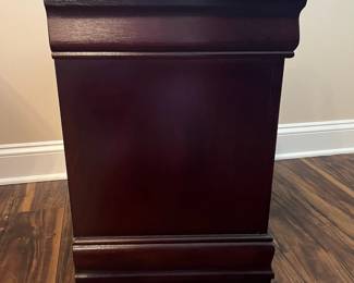 M54 - $45. Single Nightstand with 2 drawers. Sturdy and in good condition! Measures 21.5" wide x 15.75" deep x 24" tall. 