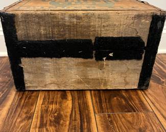 M79 - $30. Variety Club Golden Ginger Ale Crate. Measures 18.5" x 11" deep x 9.5" tall. 