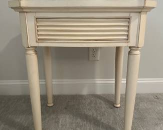 M45 - $40. Single Nightstand with Drawer. Measures 19" wide x 25" deep x 27" tall. 