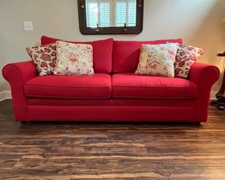 M10 - $800. Craftmaster SLEEPER Sofa. Measures 84" long x 37" deep x 36" tall. Upholstery is in very good / gently used condition. Sleeper mattress would benefit from a mattress topper / foam. Heavy but it's right inside the front door! YOU need to have 2 strong people to load this. 