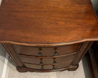 M35 - $100. PAIR of Nightstands. Measures 28" x 17.25" x 28.5". 