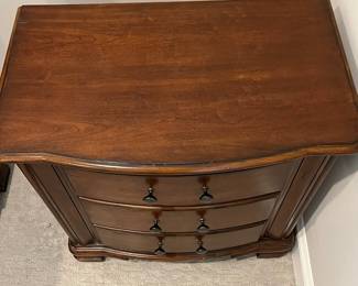 M35 - $100. PAIR of Nightstands. Measures 28" x 17.25" x 28.5". 