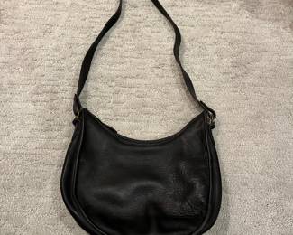 M113 - $85. Vintage Coach Mini Zipper Shoulder Bag. Measures 11.5" x 4" x 10". 