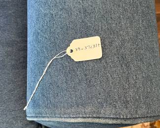 M73 - $600. Craftmaster Couch with Denim Slipcover. Measures 88" wide x 37" deep x 31" tall. 