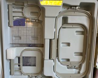 M16 - $1,200. Brother Innovis 4000D with accessories. What is photographed in this lot is included. (Embroidery Designs Disks sold separately) Appears to be in excellent / gently used condition. 