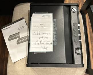 M123 - $60. Sentry Safe Quick Access Pistol. We have the combination but not the key. 