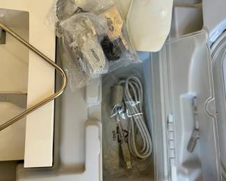 M16 - $1,200. Brother Innovis 4000D with accessories. What is photographed in this lot is included. (Embroidery Designs Disks sold separately) Appears to be in excellent / gently used condition. 