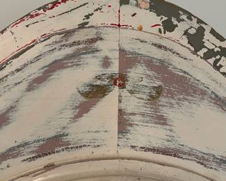 M8 - $175. Shabby Chic Vanity. Measures 41" wide x 18" deep x 72". Drawers all slide!