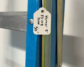 M134 - $50. Werner 8' FS108 Ladder. 250#. 
