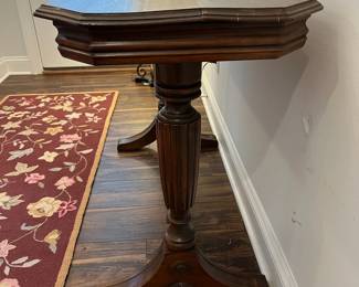 M51 - $85. Solid Wood Entry or Sofa Table. Measure 48.5" x 18" deep x 30.5" tall. 