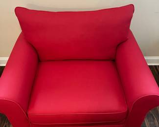 M9 - $400. Craftmaster Oversized Chair. Measures 48" wide x 37" deep x 36" tall. Upholstery is clean and in very good condition - color is bright. No fading noted. 