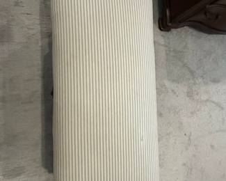 M32 - $60. Upholstered Bench. Measures 40" wide x 19"deep x 18" tall. Has some minor staining on upholstery. 