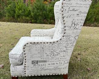 M103 - $95. Single Arm Chair from Better Homes & Gardens. Measures 30.5" x 25" x 46" tall. 