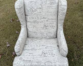 M103 - $95. Single Arm Chair from Better Homes & Gardens. Measures 30.5" x 25" x 46" tall. 