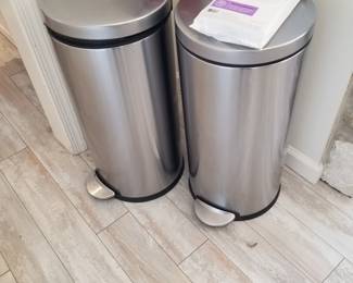 Simple Human trash cans