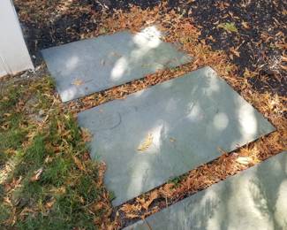 Slate stepping squares