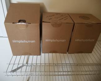 Simple Human trash bags