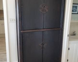 Asian storage armoire
