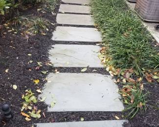 Slate stepping squares