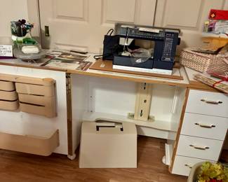 Sewing machine & great sewing cabinet