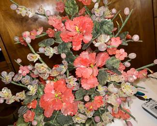 Large MCM jade flower arrangement - unusual