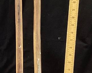 (2) AFRICAN HAND CARVED WALKING STICKS NO SHIPPING PICKUP ONLY