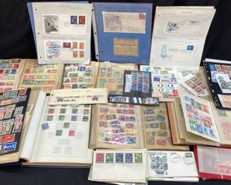  ASSORTED STAMPS COLLECTION, PHILIPPINES, U.S. ANTIGUA, INDIA, CANADA, HONG KONG, SINGAPORE, MALAYSIA