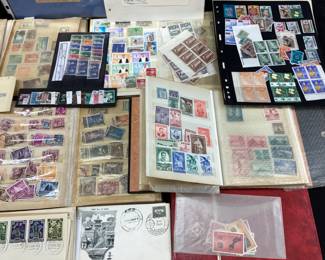  ASSORTED STAMPS COLLECTION, PHILIPPINES, U.S. ANTIGUA, INDIA, CANADA, HONG KONG, SINGAPORE, MALAYSIA