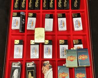 ASSORTED VTG. LIGHTERS, RJ REYNOLDS, DAKOTA, STERLING SPECIAL BLEND