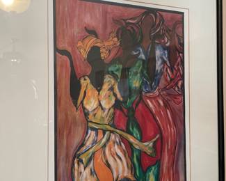 #98 Adeola Davis Aiyeloja Signed "ADA" Print Signed: "Praise the Lord 1 +2" $50.00