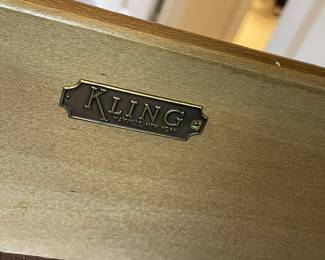 #46 Kling - Mahogany Chest of Drawers. 5 drawers. 54h x 40w x 20.5d $125.00