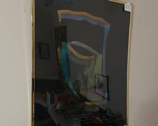 #121 Vintage Original Art Work 1993 - Half Face signed "B. Crump" $35.00