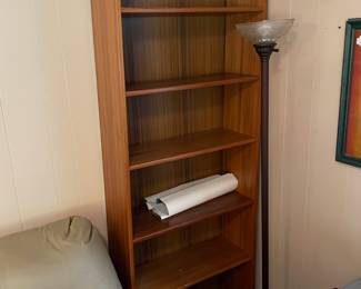 #28 Set of 2 - Laminate Bookshelves with 6 shelves (as is, backing and finish) 83h x 30w x 11.5 $30.00