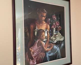 #120 Vintage Primrose McPhersson "Beulah's Baby" Ltd Print Framed 30.5x34.5 $75.00