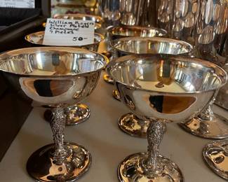 #94 William Rogers Silver Plated Champagne - 7 PCS $50.00