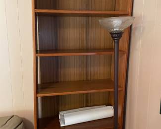##28 Set of 2 - Laminate Bookshelves with 6 shelves (as is, backing and finish) 83h x 30w x 11.5 $30.00